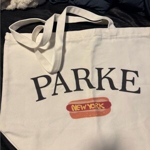 PARKE New York White Tote Bag